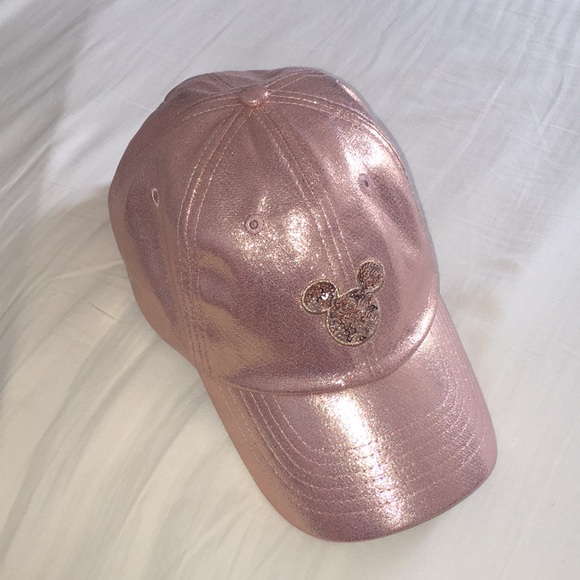 disney rose gold hat